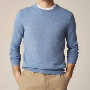 Never Worn! J Crew 100% Cashmere V-neck sweater - Heather River Blue - Medium
